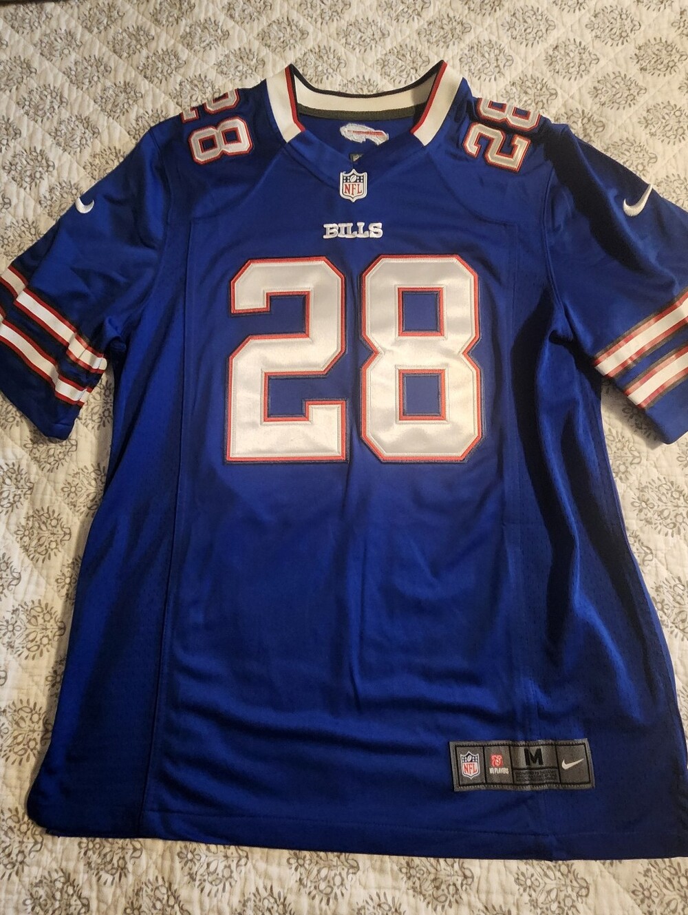 Buffalo Bills Ronald Darby 28 Stitched Jersey NFL Medium Mafia Buffalove
